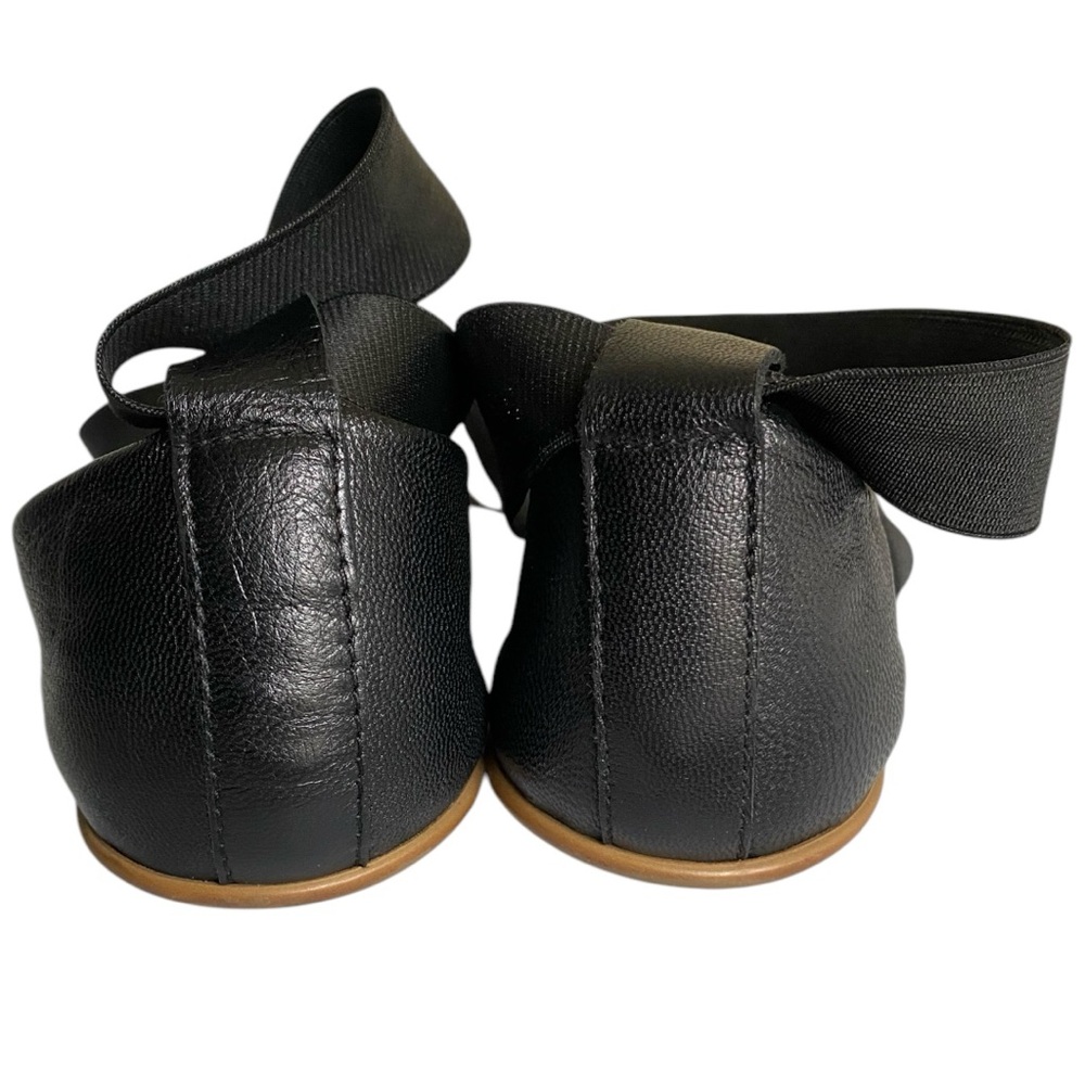 SAX Black Ballet Flats Shoes Strappy Women’s Sz EU 40 US 8.5 - Picture 5 of 12